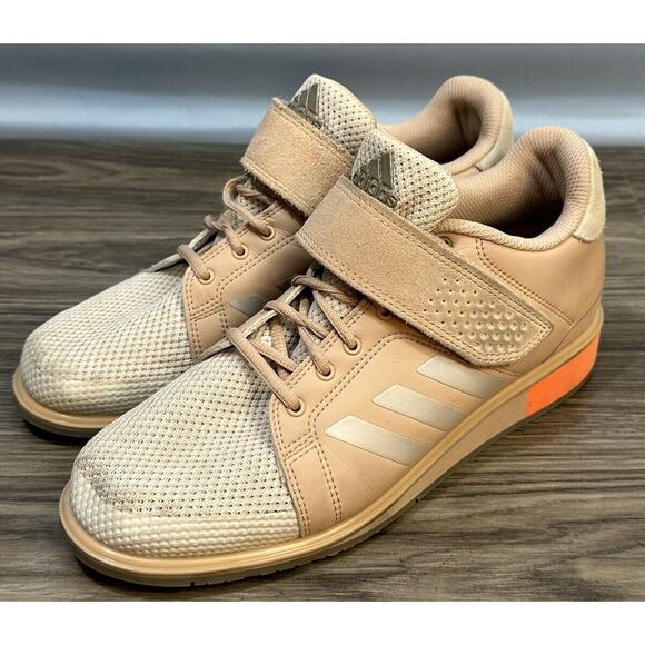 Adidas Power Perfect 3 Mens 8.5 Pink Pearl Ash Weightlifting Shoes (DA9882) - Picture 6 of 10